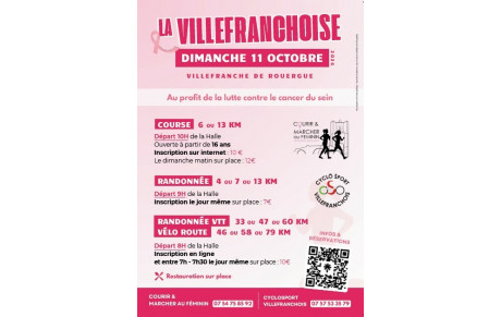La Villefranchoise 11 octobre 2026